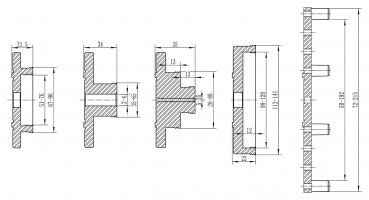 10-5064 Bernardo Spannfutter Spannfutter-Set Premium M 115