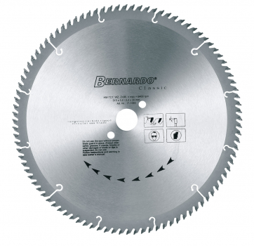 17-1025 Bernardo Kreissägeblätter HM-Kreissägeblatt Classic WZ - 300 x Z96