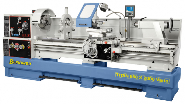 03-1355XL Bernardo Universaldrehmaschinen mit stufenloser Drehzahl Titan 660 x 3000 Vario