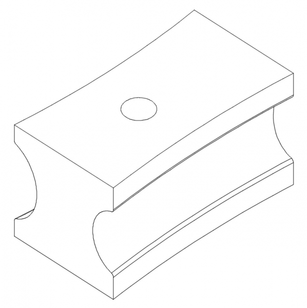 06-6749 Bernardo Zubehör für Rohrbieger Gleitschuh 1 1/4" G (Ø42,25) für BM 60 A