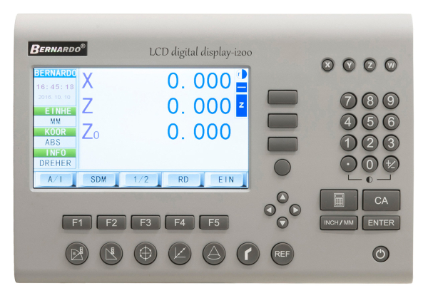 37-3097 Bernardo Digitalanzeigen 3-Achs-Digitalanzeige i200 mit LCD-Display